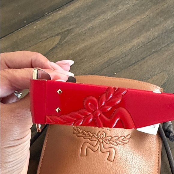 MCM Red and Gold Sunglasses - Picture 2 of 9